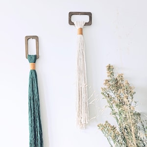 Wall Decoration, Housewarming Gift Ideas, Boho Decor, Cotton String Fiber Art, Wall Art, Modern Decor, Wrapped Wall Valentine&#39;s Day Gift