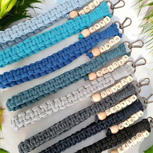 Brautjungfer Vorschläge, Boho Armband Name Schlüsselbund, Brautjungfer Geschenk, Makramee Armband Name Schlüsselbund, Name Schlüsselbund, Brautjungfer Box, Schlüsselbund