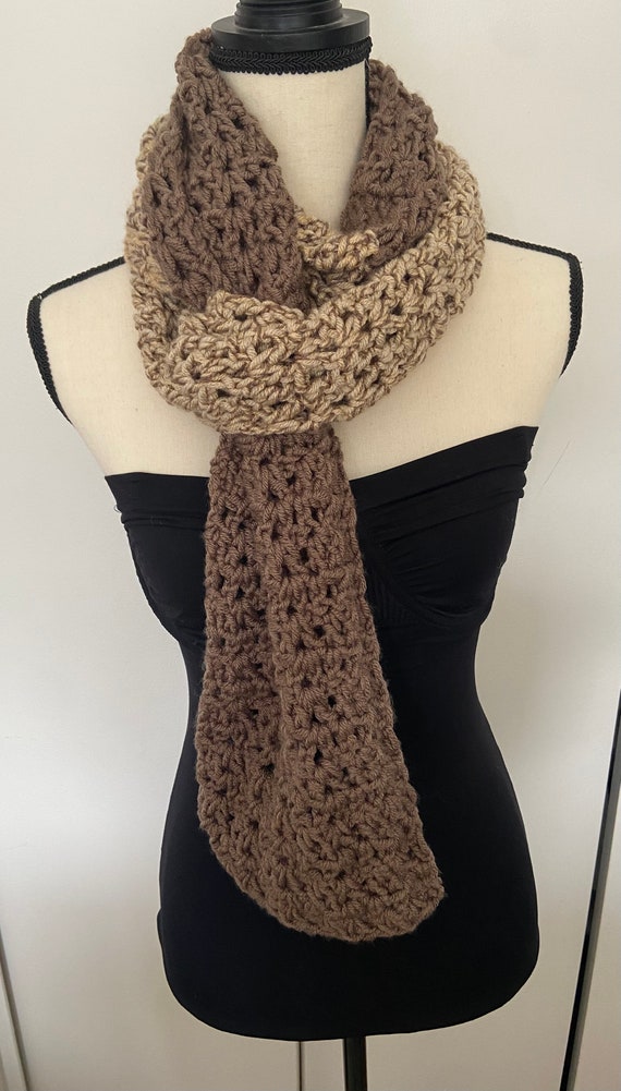 Women scarf, infinity scarf ,two color scarf,lonn… - image 1