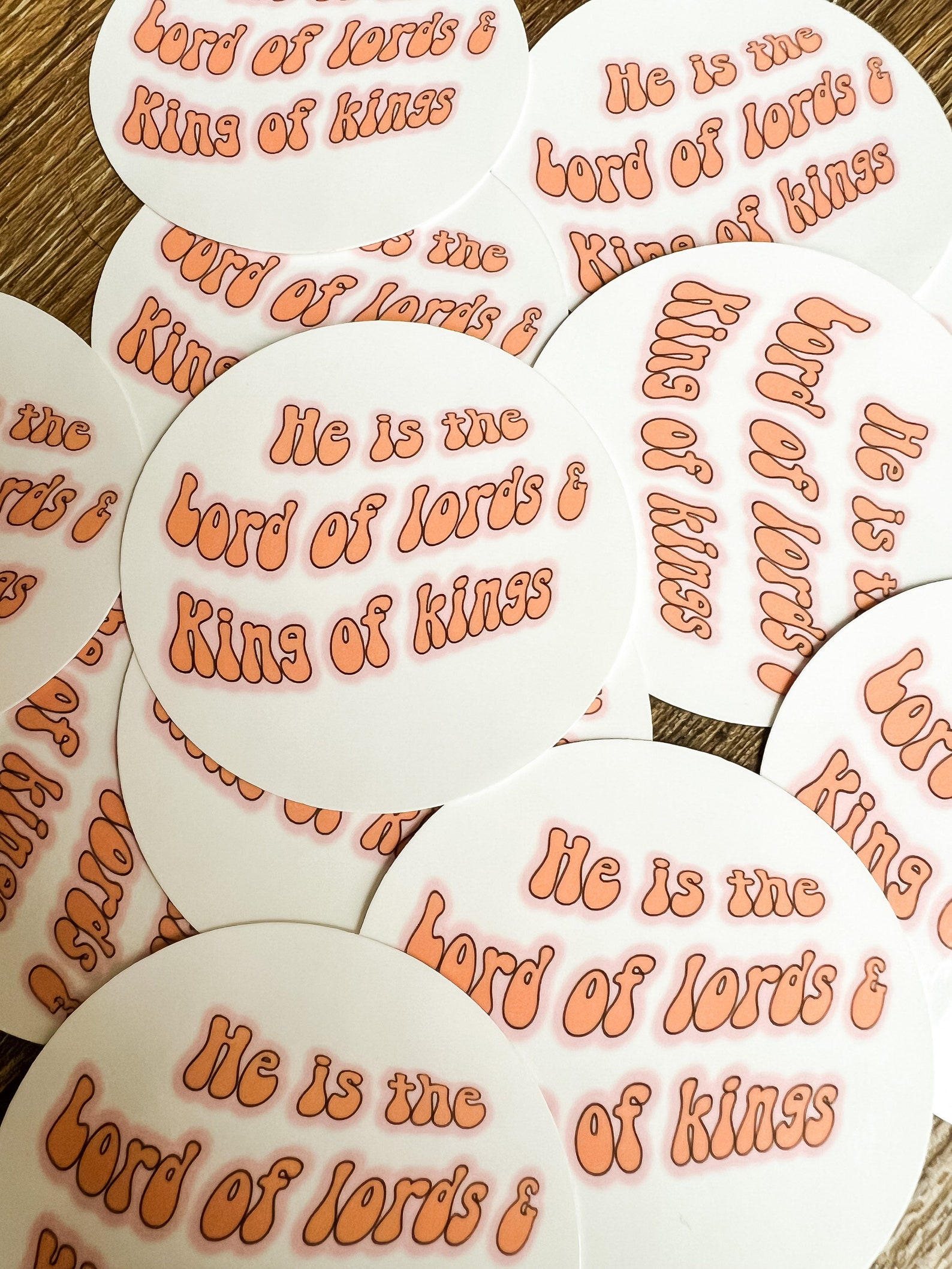 Lord of Lords & King of Kings Sticker / Faith Sticker / Matte ...