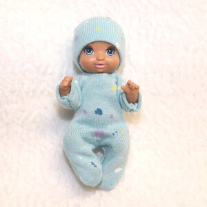 Handmade Doll Clothes for Barbie Baby Robin Egg Sleeper Hat