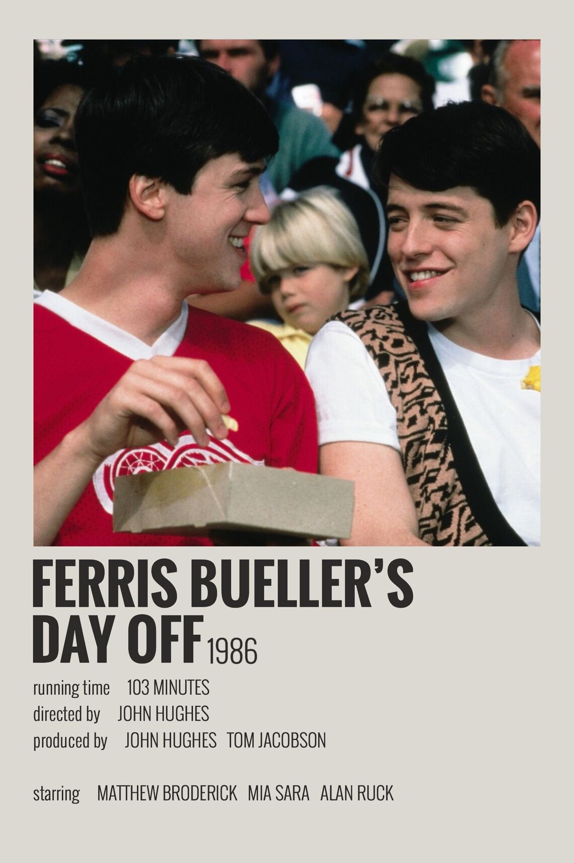 Ferris Bueller Poster Print Etsy