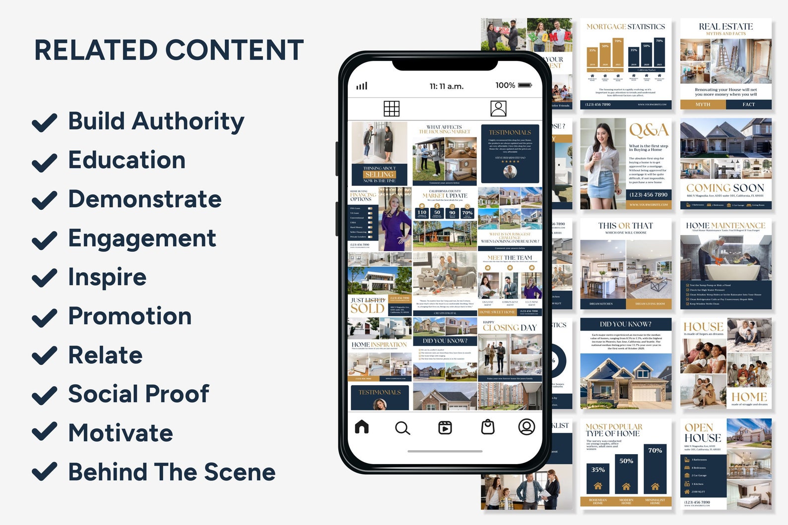 Real Estate Canva Template Real Estate Instagram Template Etsy