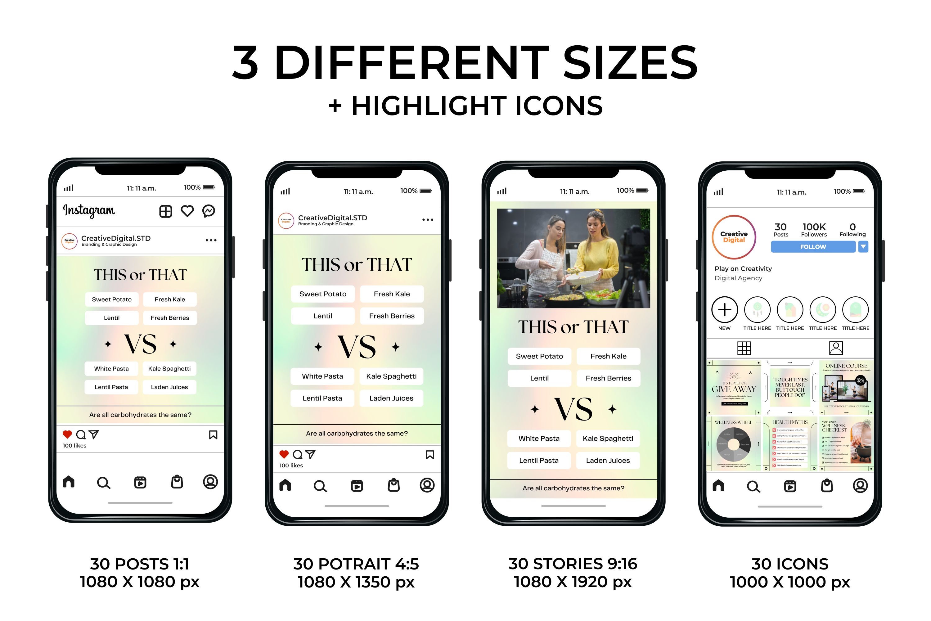 Wellness Instagram Templates for Canva | Coach Social Media Branding - Etsy
