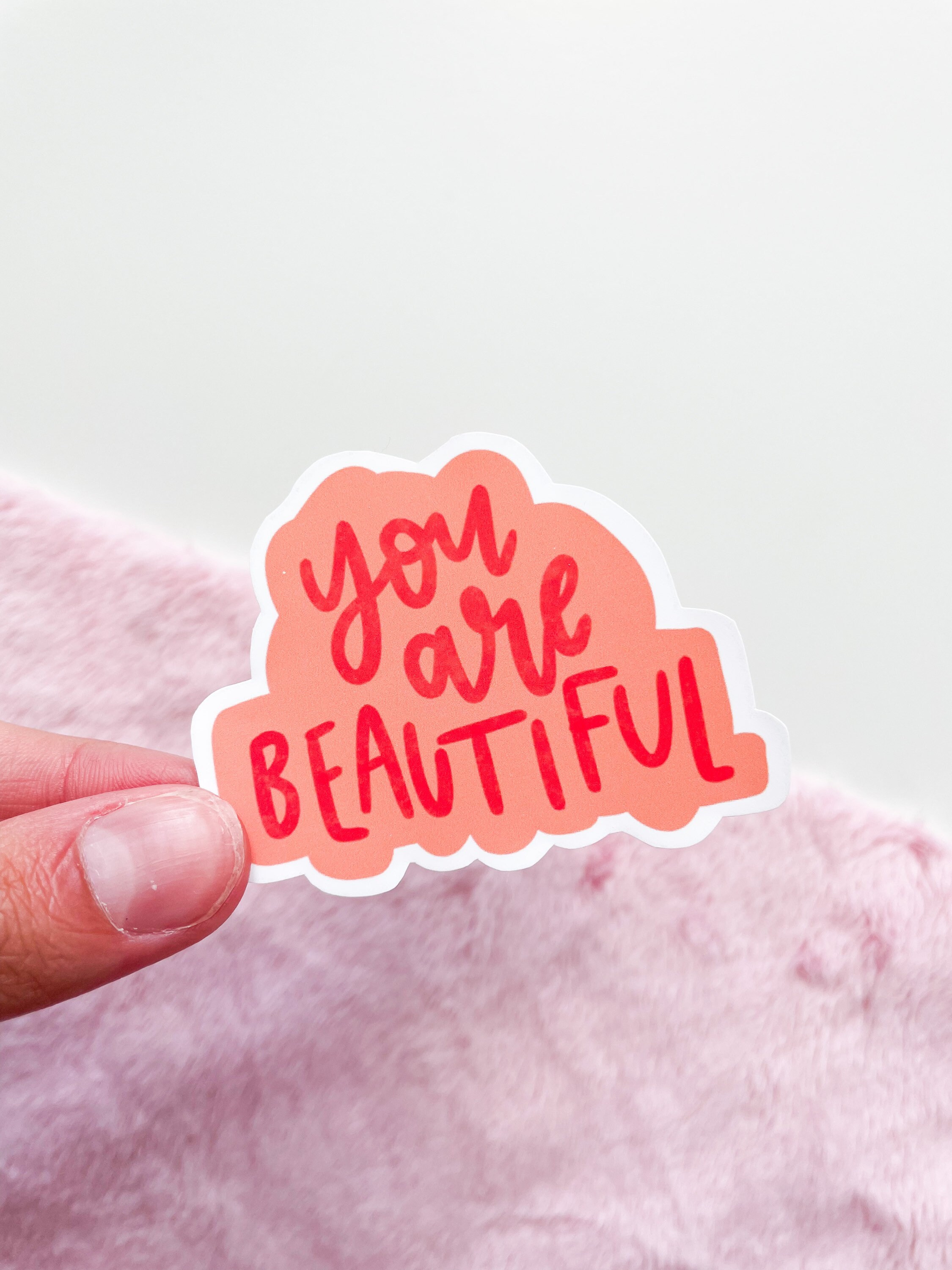 You Are Beautiful Sticker By Gigglesteps