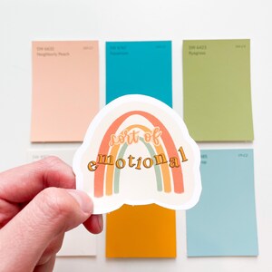 Art emotional wetterfester Vinyl Sticker/ 2 Zoll Sticker/Ästhetische Sticker/Laptop Sticker/