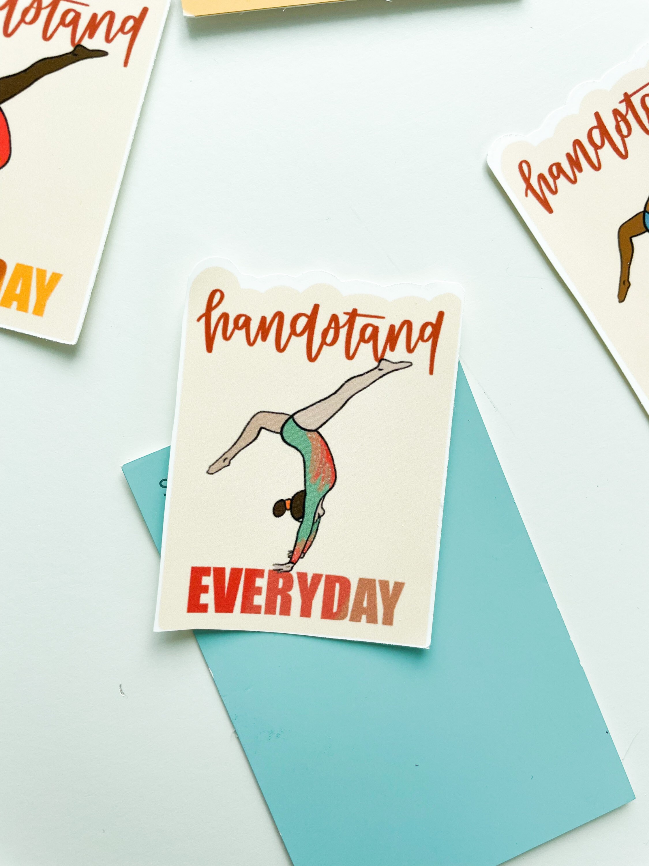 Handstand Everyday Sticker Pack/Aesthetic Stickers/Aesthetic | Etsy