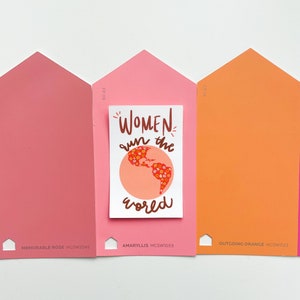 Women Run the World Sticker/Wetterfeste Sticker/Laptop Stockers/Langlebige Sticker/Feministische Sticker/Ästhetische Sticker/Feminismus/