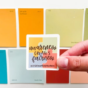 Autism Awareness Maand Vinyl Stickers