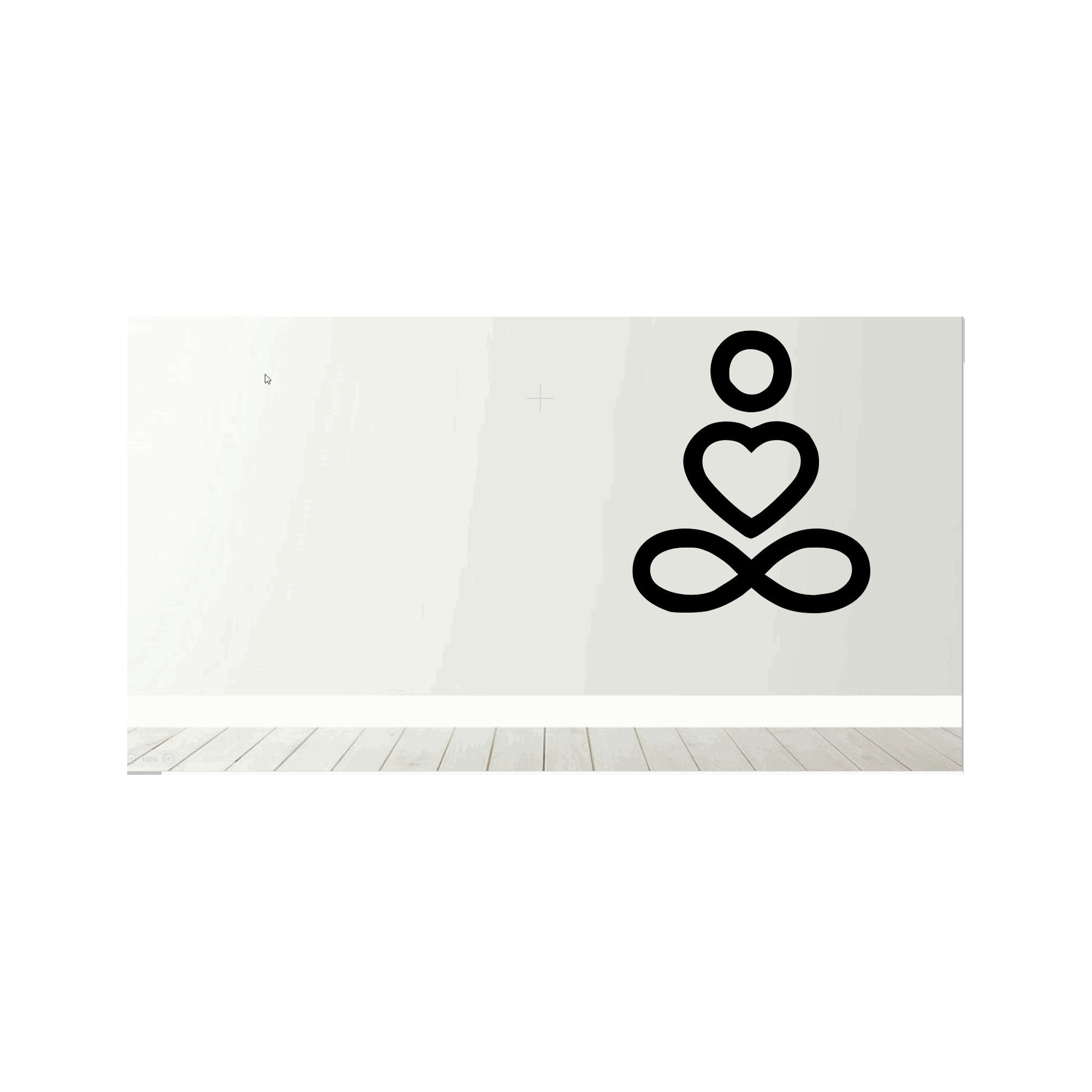 Yoga Decal Yoga Symbol Yoga Vinyl Decal Yoga Studio Wall Etsy