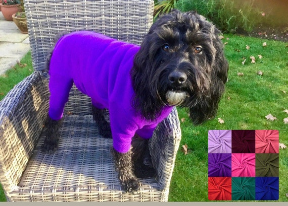 Muddybuddy Waterproof Customised Dog Coat Fleece Suit MEASUREMENTS