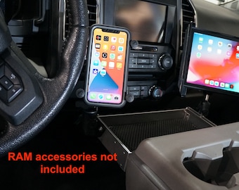 Ford F-Series Front Seat Tray Organizer with Electronic Mounting