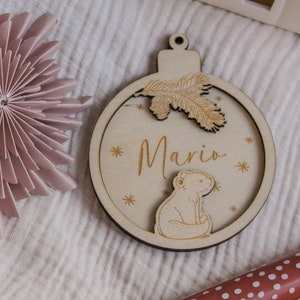 Personalized Christmas ball, Christmas decorations, wooden Christmas ball, Christmas pendant, Christmas tree decorations, Christmas gifts for children