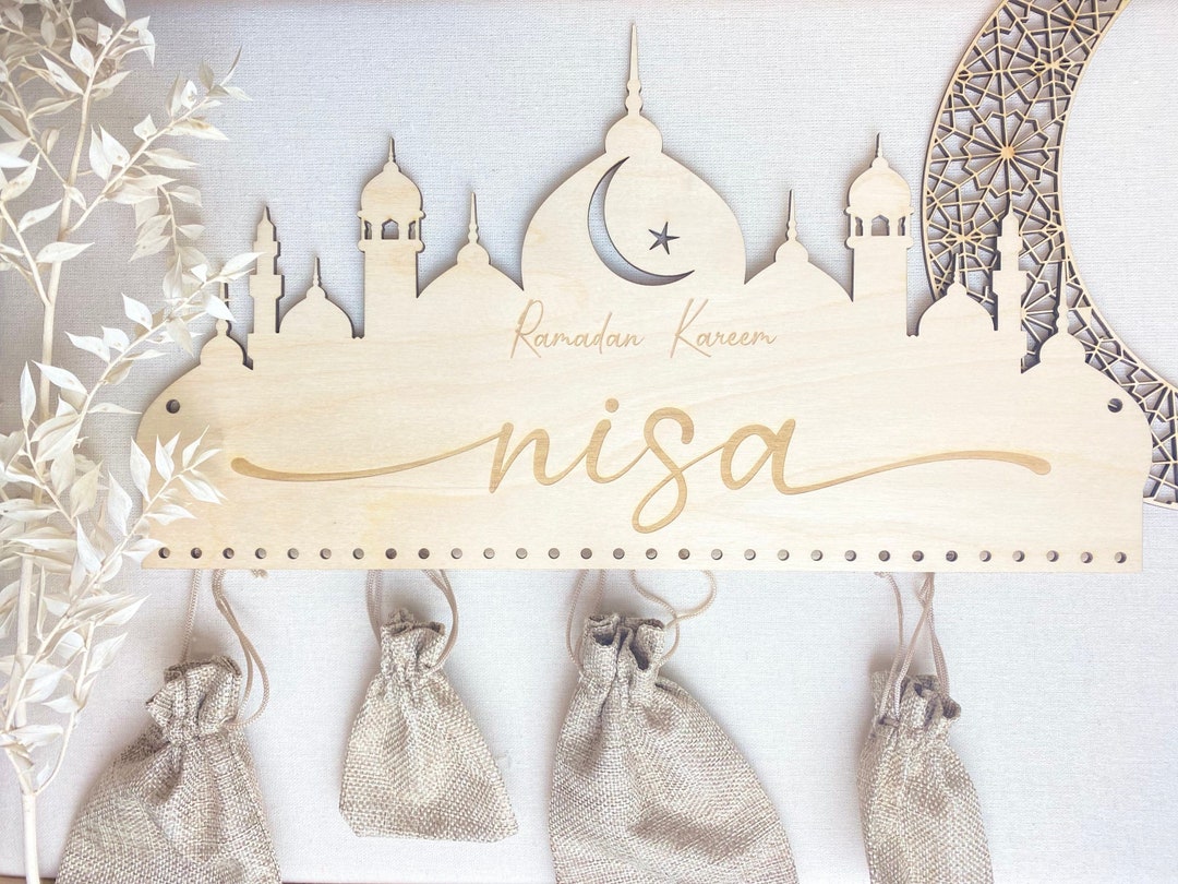 Ramadan Kalender personalisiert mein erster Ramadan Bayram - Etsy.de