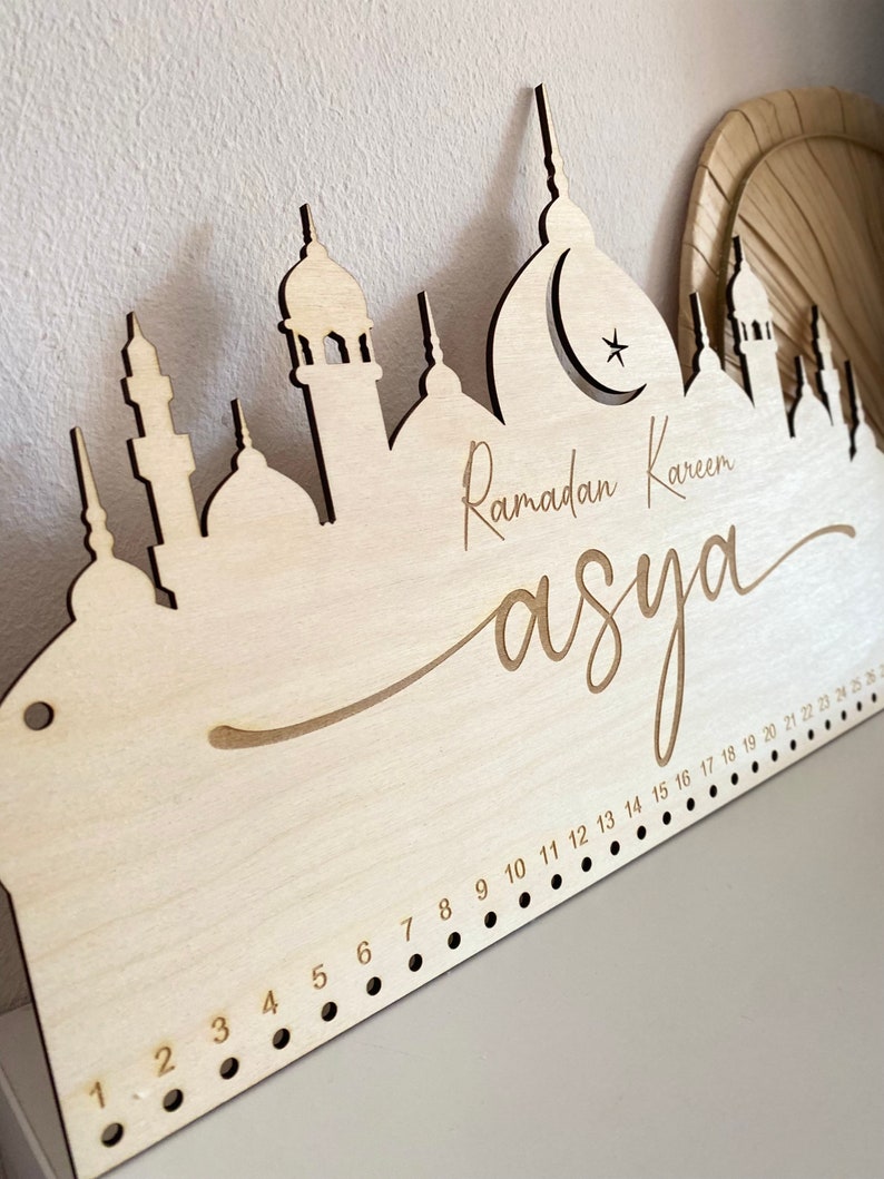 Ramadan Kalender personalisiert mein erster Ramadan Bayram - Etsy.de