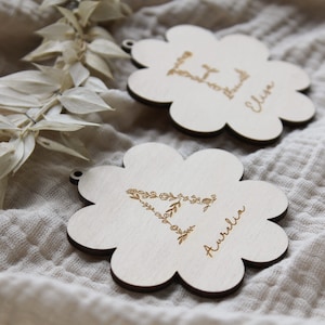 Holzanhänger personalisiert, Holzschild personalisiert, Geschenk Schulkind, Geschenk Kindergartenkind, Baby geschenk, Hallo Welt, Patenkind