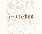 Blumen Hase SVG, Osterhase Svg, Frohe Ostern Svg, Frühling svg, Hase SVG Schnittdatei, Blumen Hase Svg, Tier Gesicht svg, BlumenKrone SVG