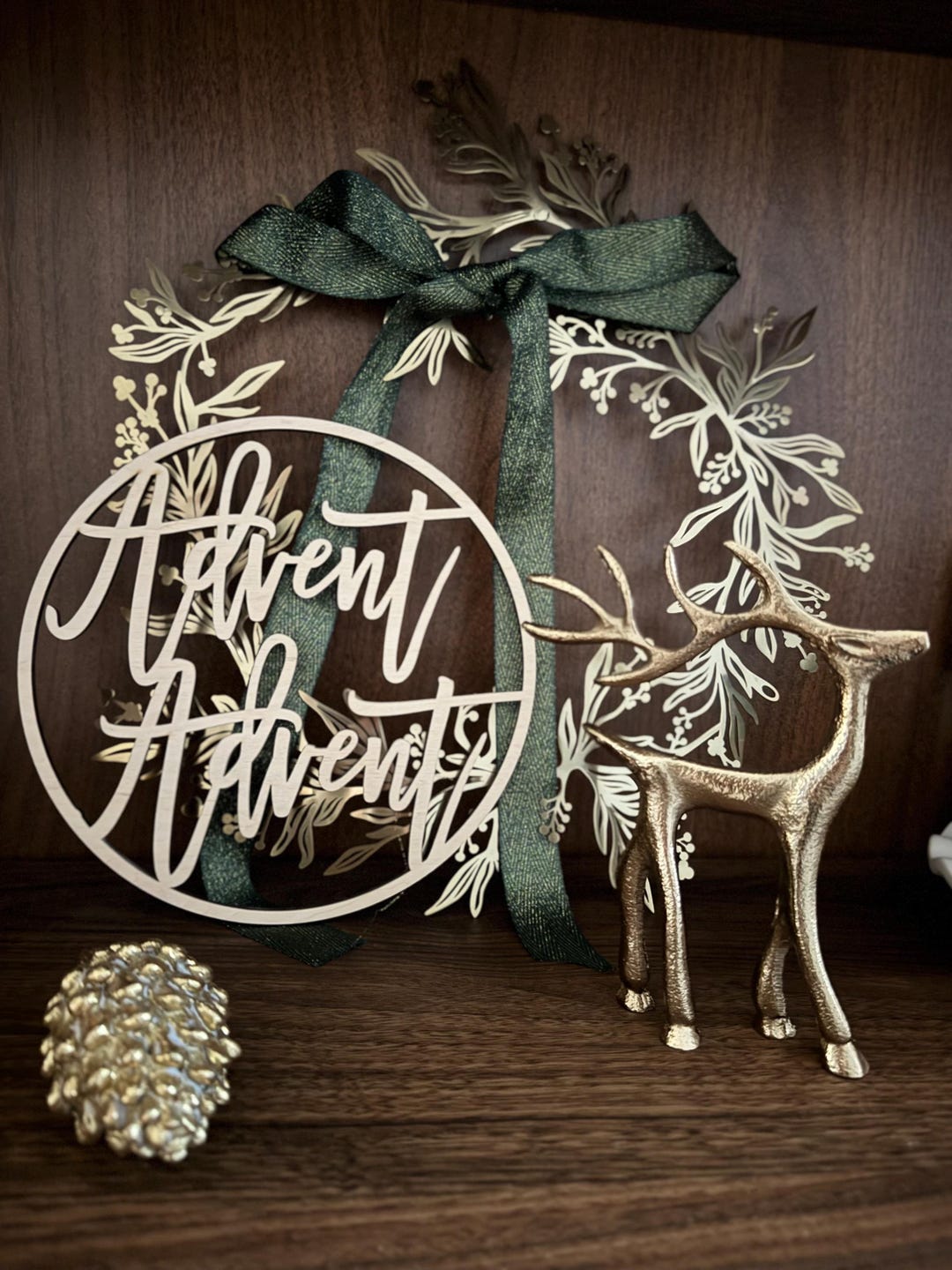 Advent Advent Wooden Lettering – Christmas Decoration – Simple Wooden ...
