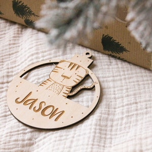 Personalized Christmas ball, Christmas decorations, wooden Christmas ball, Christmas pendant, Christmas tree decorations, Christmas gifts for children