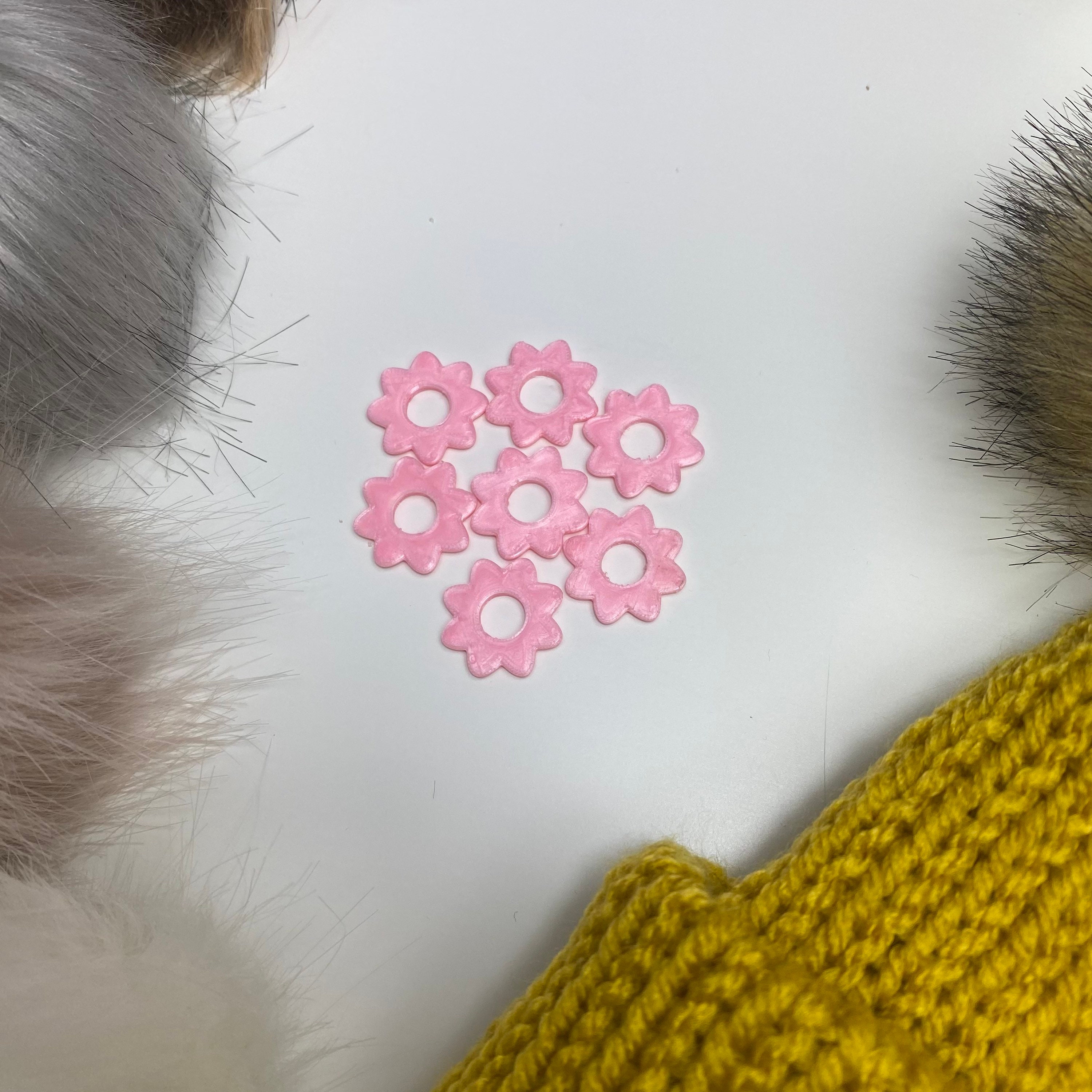 Pom Pom Button, Removeable Button for Hat Pom Poms 