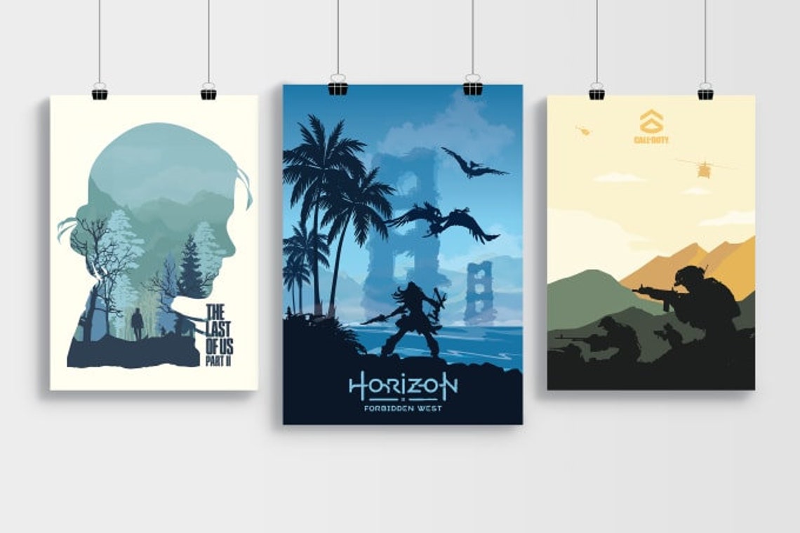 Wall Hanging Poster Mockup Home Décor Smart Object PSD Etsy