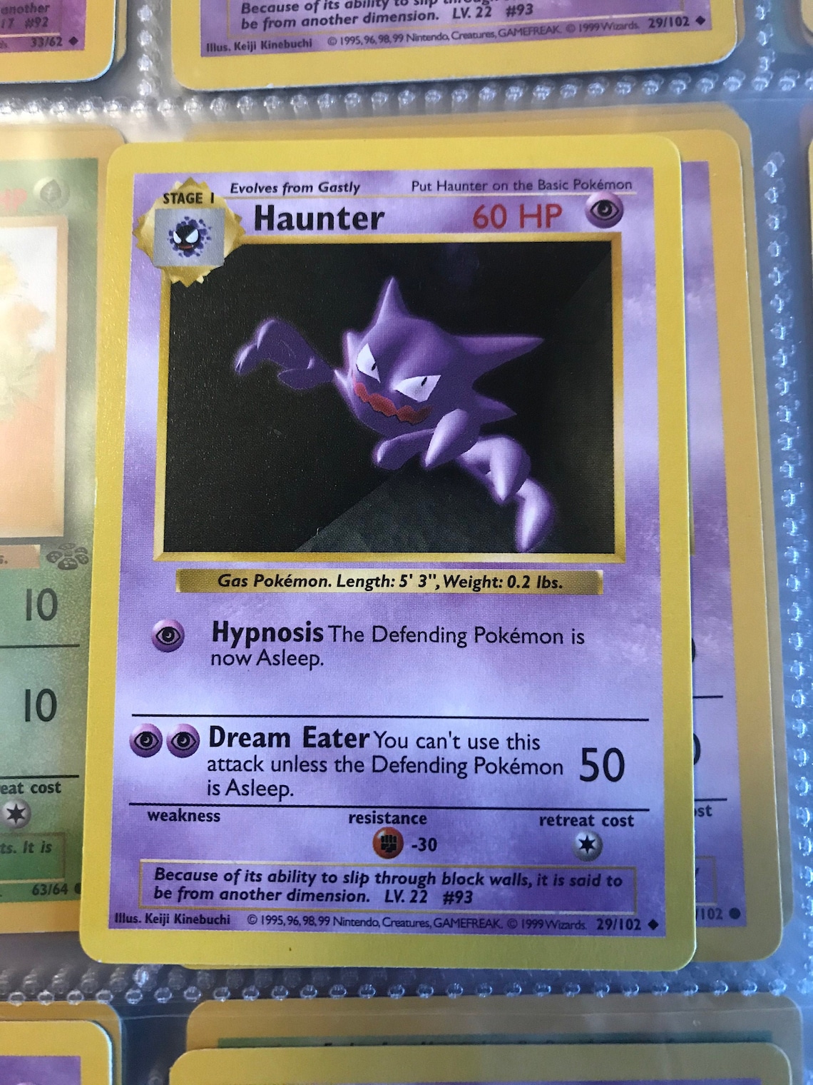 Shadowless Haunter Pokemon Card Etsy