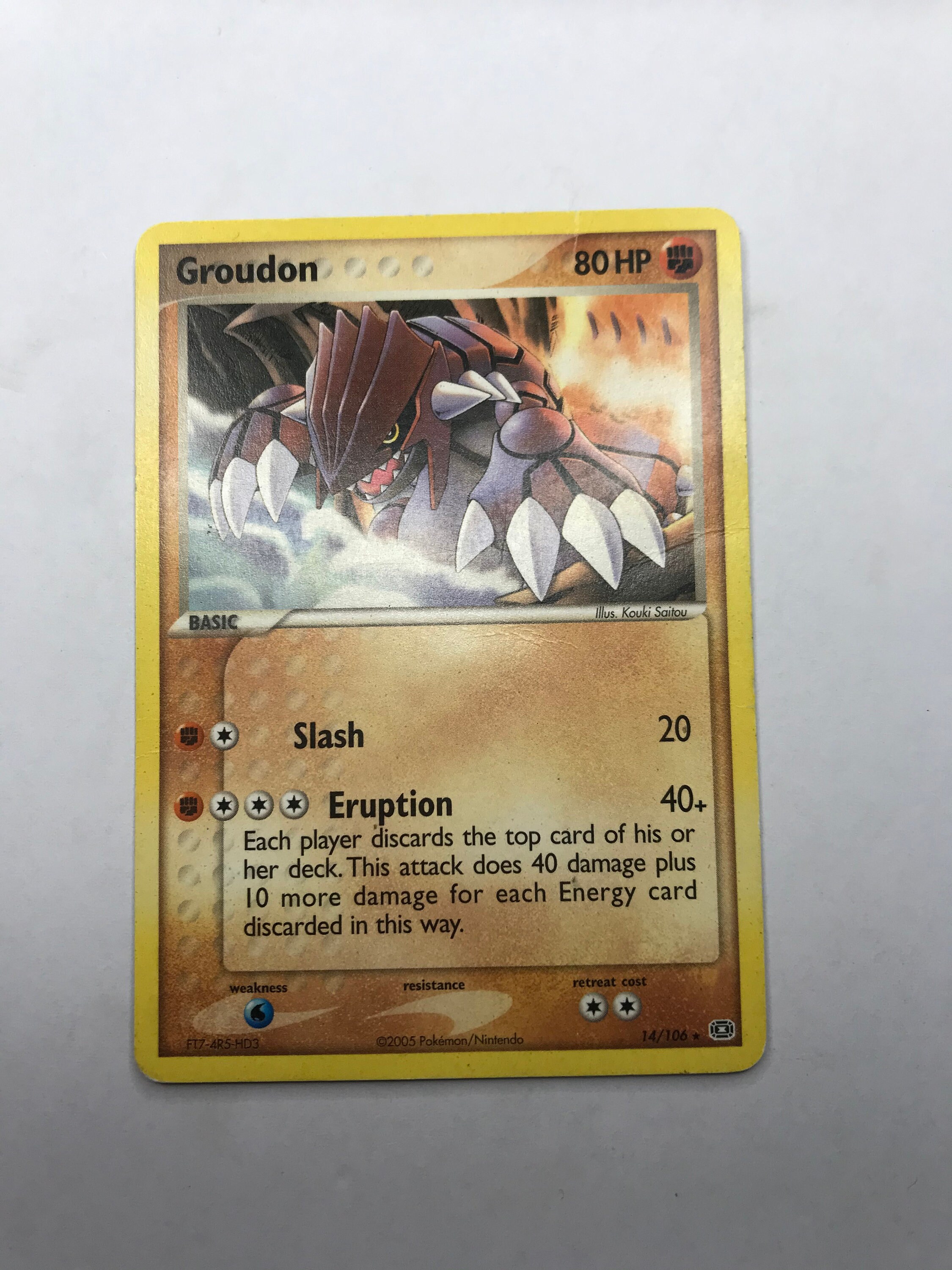 How Much Is A Groudon Pokemon Card Worth