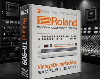 Roland TR-909 Drum Machine Sample Library