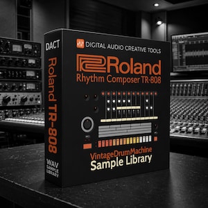 Roland TR-808 Drum Machine Sample Library