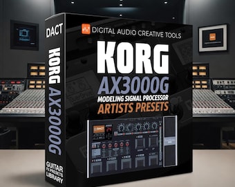 Korg AX3000G versterkermodellering en FX-voorinstellingenbibliotheek
