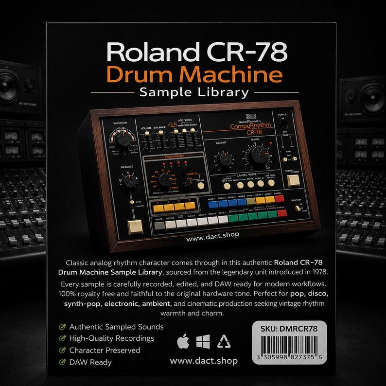 Roland CR-78 Drum Machine Sample Library - Etsy