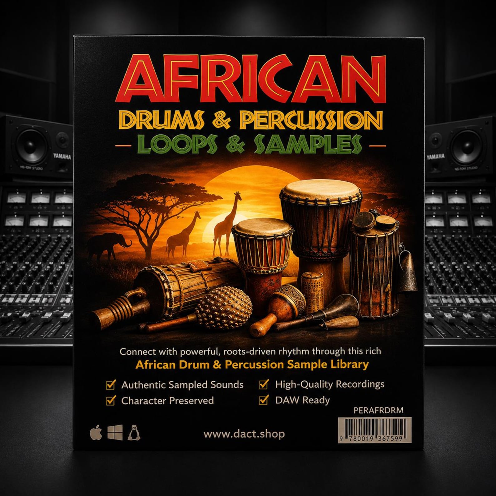 African Drums & Percussion Sample Library - Etsy