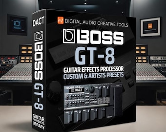 Libreria di preset di effetti e modellazione dell'amplificatore Boss GT-8