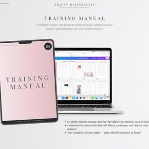 Microblading Training Bundle - Presentation, Training Manual, Theory Exam & Certificate for Beauty Academy Trainers bild 5