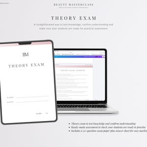 Microblading Training Bundle - Presentation, Training Manual, Theory Exam & Certificate for Beauty Academy Trainers bild 6