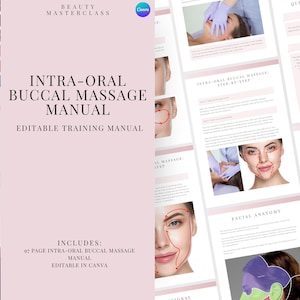 Manuale di formazione per il massaggio buccale intraorale - Corso di massaggio facciale e lifting modificabile per formatori, accademie di bellezza