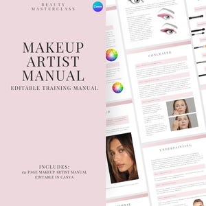 Makeup Artist Editable Training Manual - Editable Makeup Application Course for Makeup Artist Trainers and Training Academies, Colour Theory