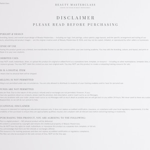 Microblading Training Bundle - Presentation, Training Manual, Theory Exam & Certificate for Beauty Academy Trainers bild 19
