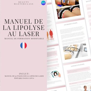 French Laser Lipolysis Training Manual - Editable Course eBook for Laser Lipo Body Contouring Therapy