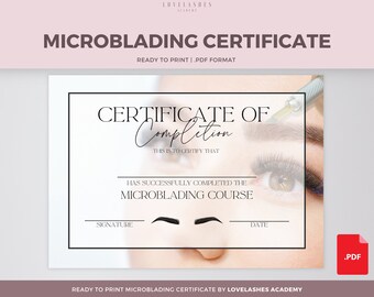 Certificate of Completion - Etsy