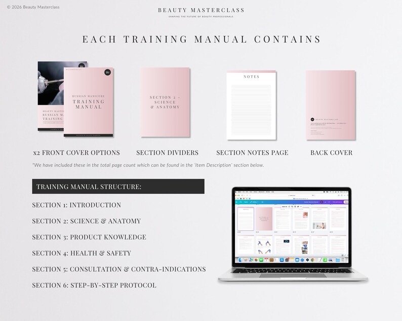 Microblading Training Bundle - Presentation, Training Manual, Theory Exam & Certificate for Beauty Academy Trainers bild 14
