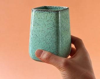 Slip Casting Plaster Mold for Handleless Square Mug - DC009