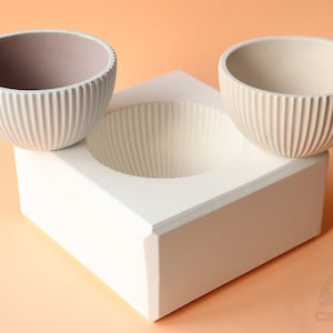 Bowl Plaster Mold in Vertical Stripes Shape for Slip Casting, Casting Mold, Ceramic Mold DC004 image 8