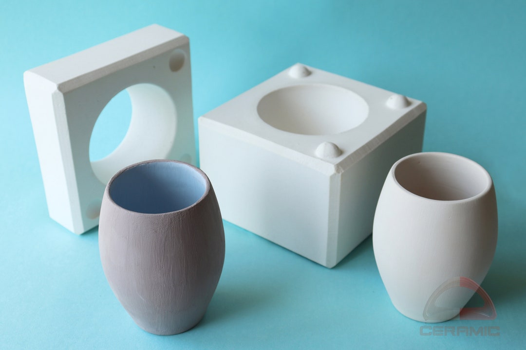 Handleless Cup Plaster Mold for Slip Casting Casting Mold Etsy UK