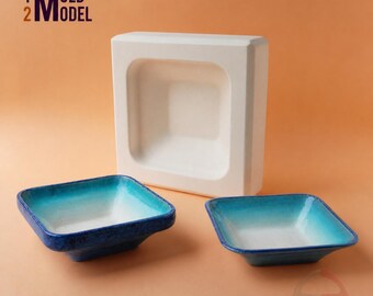 Soup Bowl Plaster Mold for Slip Casting, Casting Mold, Ceramic Mold - DC003