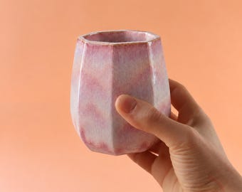 Slip Casting Plaster Mold for Handleless Octagon Mug - DC031