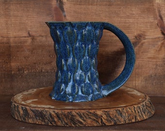 Mug Ceramic Porcelain Navy Blue