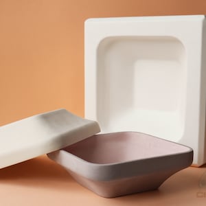 Soup Bowl Plaster Mold for Slip Casting, Casting Mold, Ceramic Mold - DC003