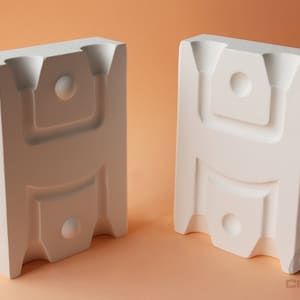 Handles Plaster Mold for Slip Casting, Casting Mold, Ceramic Mold - DC019