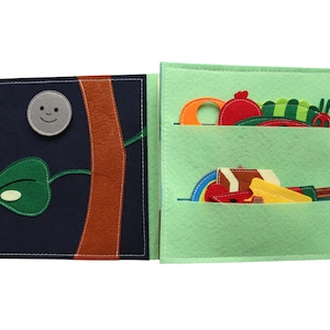 Quiet Book Hungry Caterpillar Montessori toys for toddlers zdjęcie 3